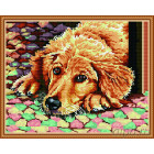 Преданная собака Алмазная вышивка мозаика на подрамнике  EW10013