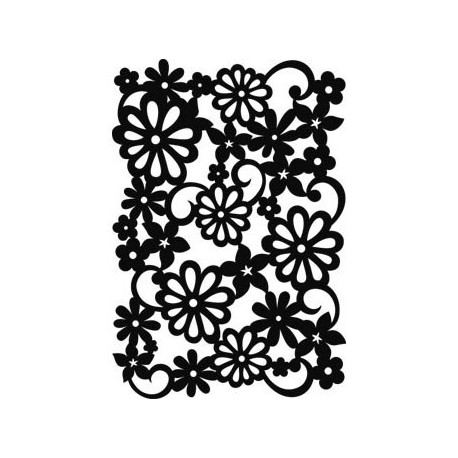 Весна 13,5х20см Трафарет для фона 010 Hintergrundschablone Viva Decor