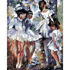  Юные балерины Раскраска картина по номерам на холсте LA48