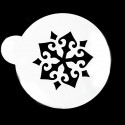 Снежинка Трафарет для кофе и десертов