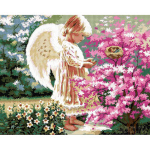  Ангел и гнездо Алмазная вышивка мозаика DI-W082