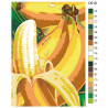 Раскладка Банановый день Раскраска по номерам на холсте Живопись по номерам D018