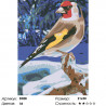 Количество цветов и сложность Зимняя птица Раскраска по номерам на холсте Живопись по номерам D028