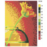 Раскладка Гербера в вазе Раскраска по номерам на холсте Живопись по номерам D036