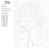 Раскладка Дерево в лунном свете Раскраска по номерам на холсте Живопись по номерам RA141