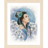 В рамке Asian lady in blue Набор для вышивания LanArte PN-0169168