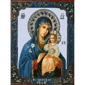  Богородица Неувядаемый Цвет Раскраска картина по номерам на холсте EX5823