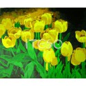 Желтые тюльпаны Раскраска по номерам на холсте Iteso