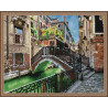  Венецианский канал Алмазная мозаика вышивка на подрамнике Molly KM0026