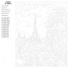 Схема Прогулка по Сене Раскраска по номерам на холсте Живопись по номерам KTMK-09202