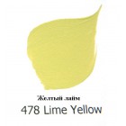 478 Желтый лайм Зеленые цвета Акриловая краска FolkArt Plaid