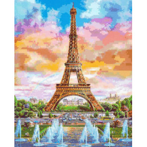 Раскладка Фонтаны в Париже Алмазная вышивка мозаика DI-H053