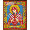 В рамке Икона Семистрельная Богородица Алмазная вышивка мозаика АЖ-2009