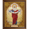 В рамке Икона Покров Пресвятой Богородицы Алмазная вышивка мозаика АЖ-5021