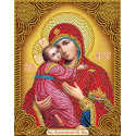 Икона Владимирская Богородица Алмазная вышивка мозаика