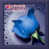 В рамке Синяя роза Алмазная вышивка мозаика АЖ-0015