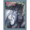 В рамке Пара лошадей Алмазная вышивка мозаика АЖ-1386